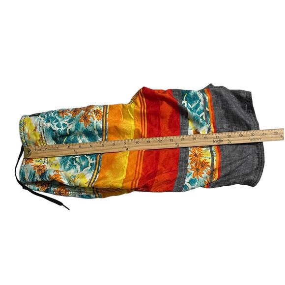 O'Neill Mens Size 28 Boardshorts Swim Surf Trunks Beach Floral Sunset Hawaiian - Picture 12 of 12